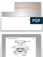 Die Plate Design Optimization