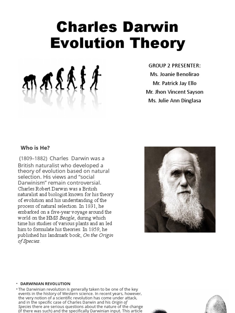 Charles Darwin Evolution Theory PDF