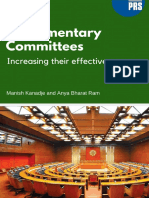 Parliamentary Committees Increasing Their Effectiveness