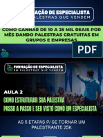 Como ganhar de 10 a 25 mil reais por mês com palestras