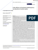 J of Cosmetic Dermatology - 2022 - Adatto - Clinical Evaluation of The Efficacy of Fractional Radiofrequency For The