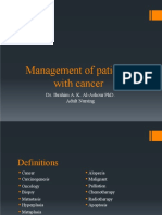 Management of Patient With Cancer