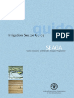 FAO 2001 Irrigation Sector Guide