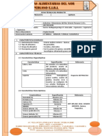 Ficha Tecnica de Quinua