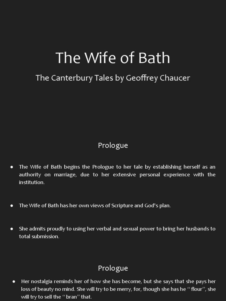 The Wife of Bath | PDF