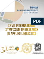 Booklet Programa Symposium 2022