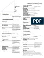 SDS Sheet Example
