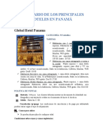 Inventario de Los Principales Hoteles en Panamá
