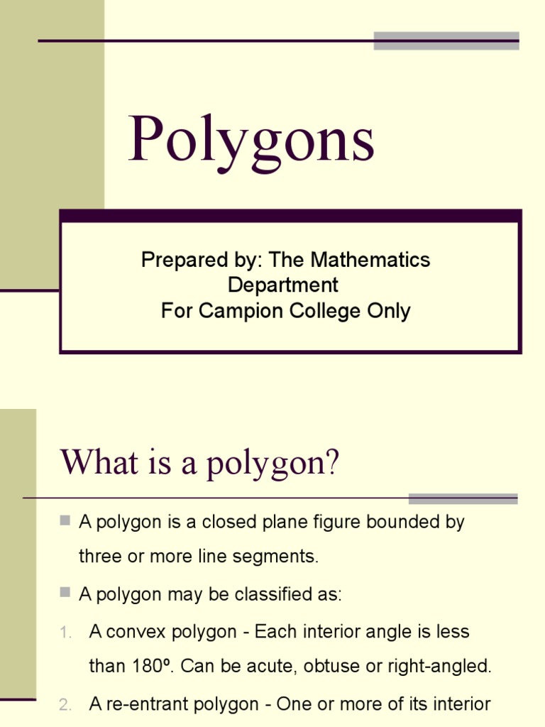Properties Of Polygons Pdf