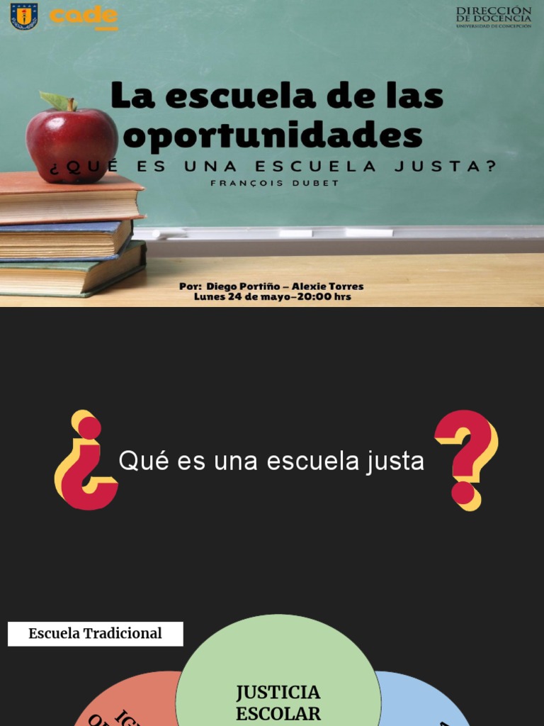 Desigualdad y Oportunidades en la Escuela | PDF | Desigualdad social ...