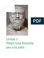 U1. Plató. Una Filosofia Per A La Polis