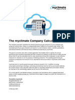 Myclimate Company Calculator