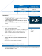 Mercadeo - Formato Diseño Perfil de Puesto