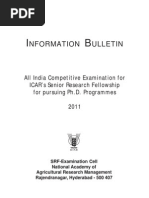 Download Information Bulletin Srf Pgs 2011 by Prabu Dhanasekaran SN61046088 doc pdf