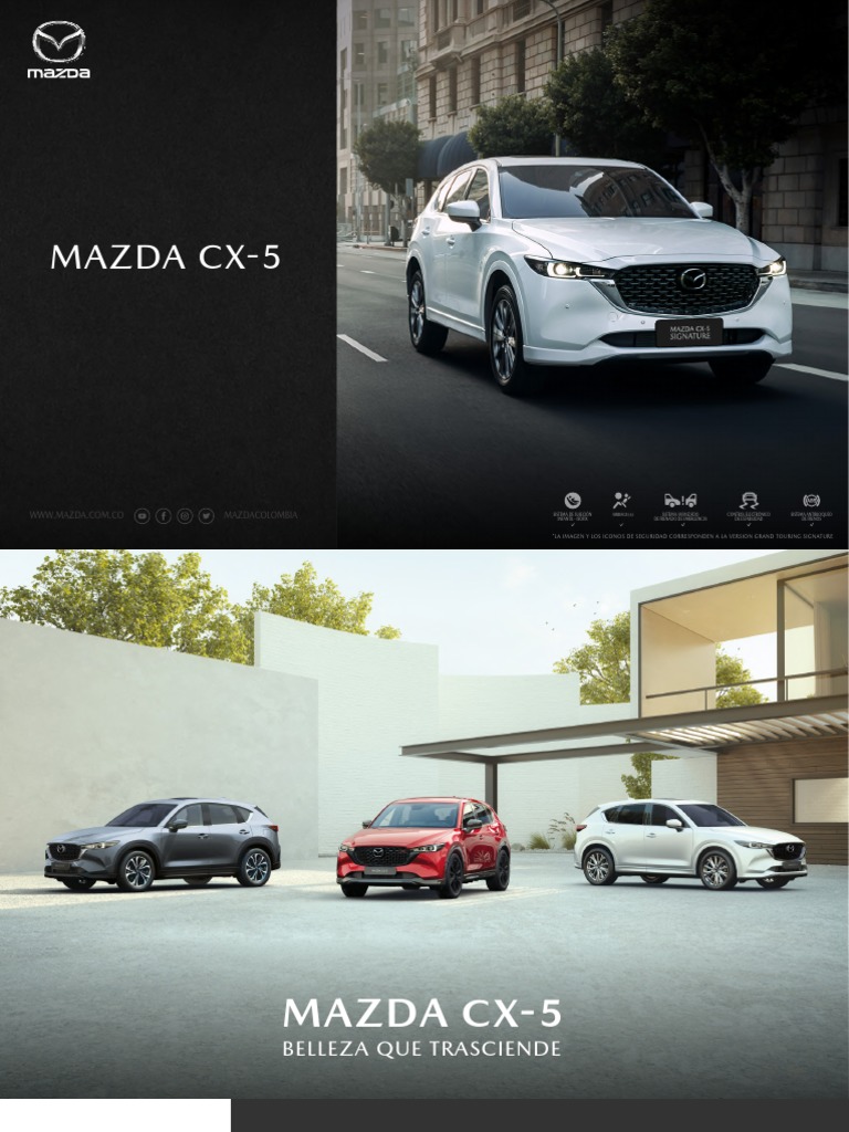 Ficha Tecnica cx5 2023 PDF Vehículos Tecnología de vehículos