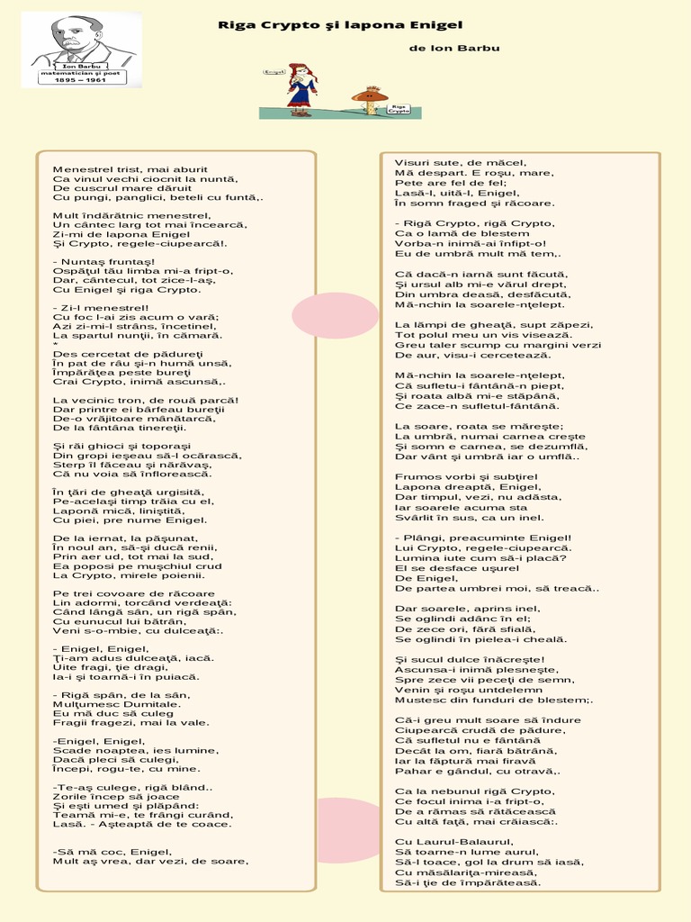 Riga Crypto Și Lapona Enigel | PDF