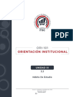 Unidad III Habito de Estudio 3era Parte