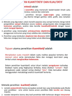 Penelitian Kuntitatif Dan Kulitatif