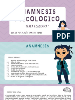 Anamnesis Psicologico