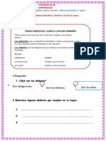 D1 A2 Ficha Nuestros Derechos y Deberes Van de La Mano