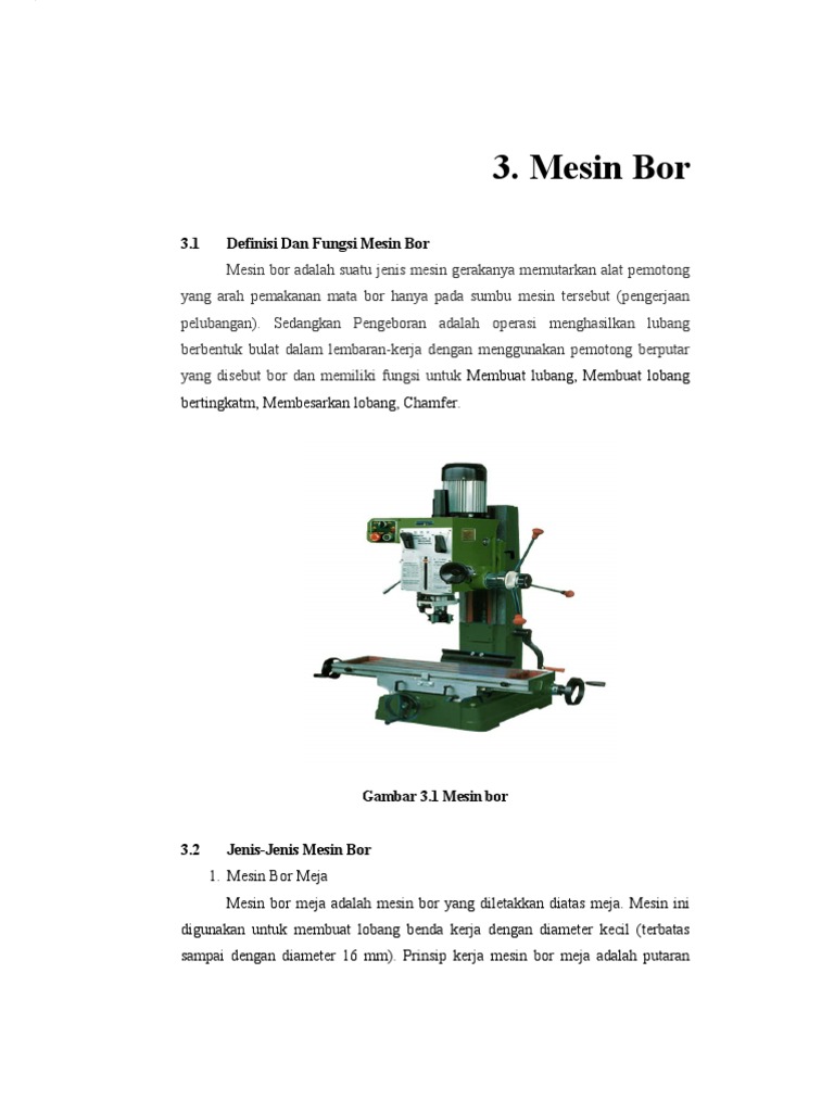 Mesin Bor Pdf