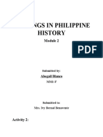 Readings in Phil. History Module 2