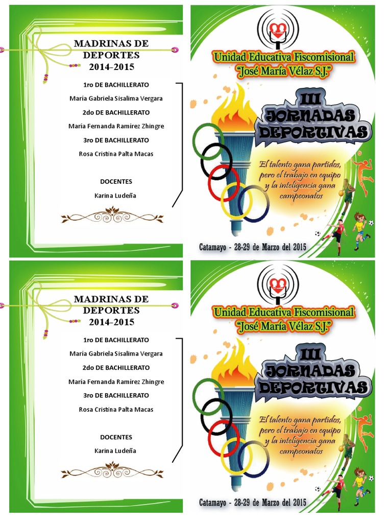 Programa Deportes | PDF