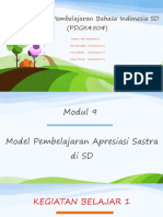 Tugas Presentasi Modul 9 Bahasa (PDGK4504)