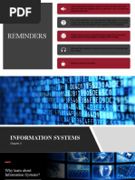 PRESENTATION SYSTEMS THINKING CHAPTER 2 - Information Systems