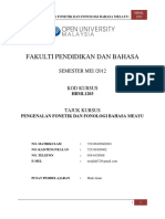 Pengenalan Fonetik Dan Fonologi Bahasa