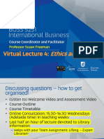 Virtual Lecture 4 - Ethics and CSR