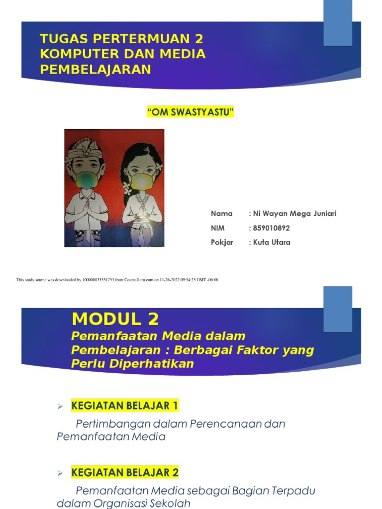 Modul 2 Komputer Dan Media Pembelajaran Pdf