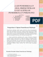 Kelompok 3 - Masalah-Masalah Dalam Pemeriksaan Psikologis