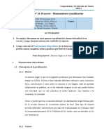 L14 - PLANTEAMIENTO Y JUSTIFICACIÓN - Equipo 8