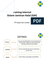 Materi Training Internal HALAL