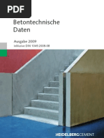 Betontechnische Daten - Ausgabe 2009