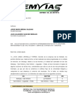 Oficio de Solicitud Adicion A Cont 171