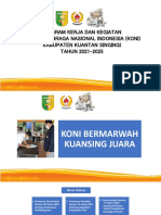 Perencanaan Prog Dan Anggaran Koni 2023