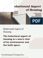 Behavioural Aspects of Housing-Report-Ppt-Final