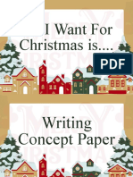 All I Want for Christmas is Concept Paper Ideas