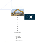 Jenis Dan Produktifitas Excavator