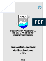 FASA - Encuesta Escaladores 2011 - Resumen Final