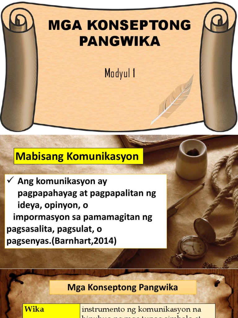 Konseptong Pangwika | PDF