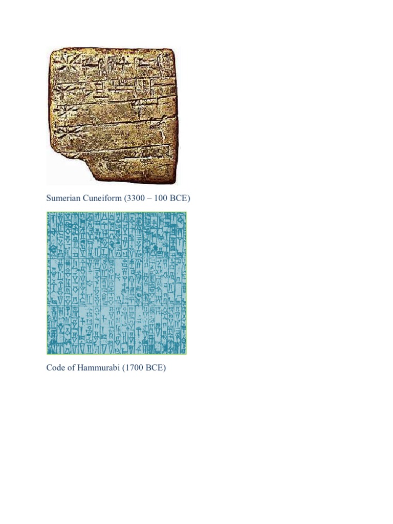 Ancient History Timeline Early Writing Systems To 600 Bce Pdf