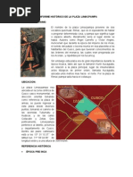 Informe Histórico de La Plaza Limacpampa