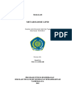 MAKALAH Metabolisme Lipid (Biokimia) Edit