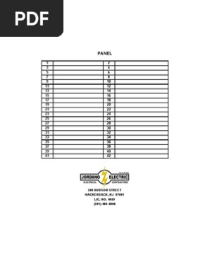 Panel Schedule 42