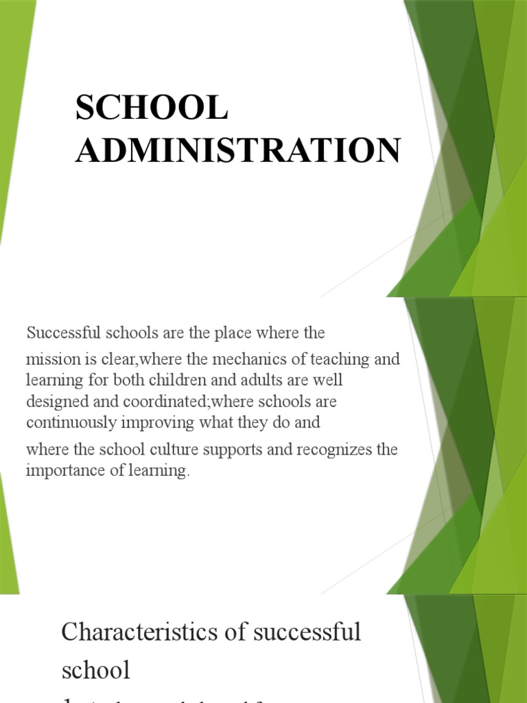 School Administration | PDF