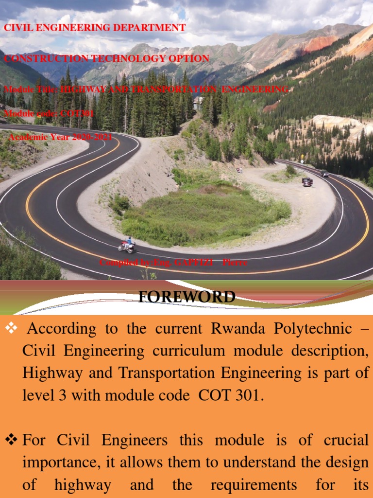 1.introduction To Highway Engineering PDF