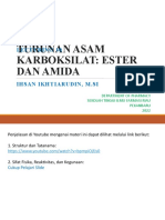 Turunan Asam Karboksilat (Ester Dan Amida) - Ihsan Ikhtiarudin, M.si